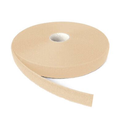 Image of 25mm VELCRO Brand ALFATEX Skin Sew On LOOP Tape 25m