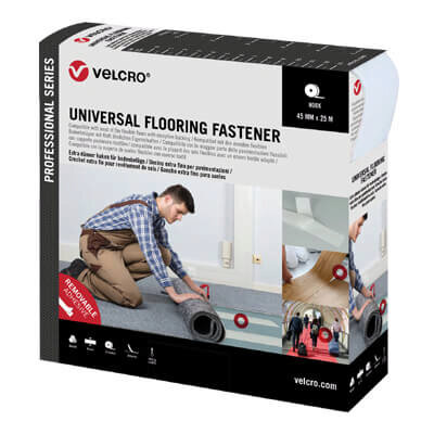Image of 45mm VELCRO Brand Removable Self Adhesive Low Profile Hook