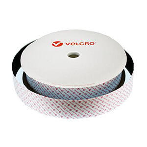 VELCRO® Brand Heavy Duty Stick-On Hook Tape - 50mm x 25m Roll in Black VELCRO® Brand Heavy Duty Stick-On Hook Tape - 50mm x 25m Roll in Black