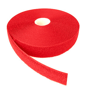 VELCRO® Brand ALFATEX® 50mm Red Sew On LOOP Tape 25m