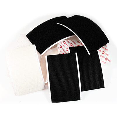 VELCRO Brand 50mm Wide Stick-On Straight Cut Shape x 25