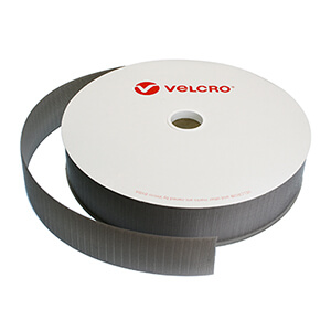 VELCRO® Brand Flame Retardant Sew-on 50mm x 25m Grey HOOK