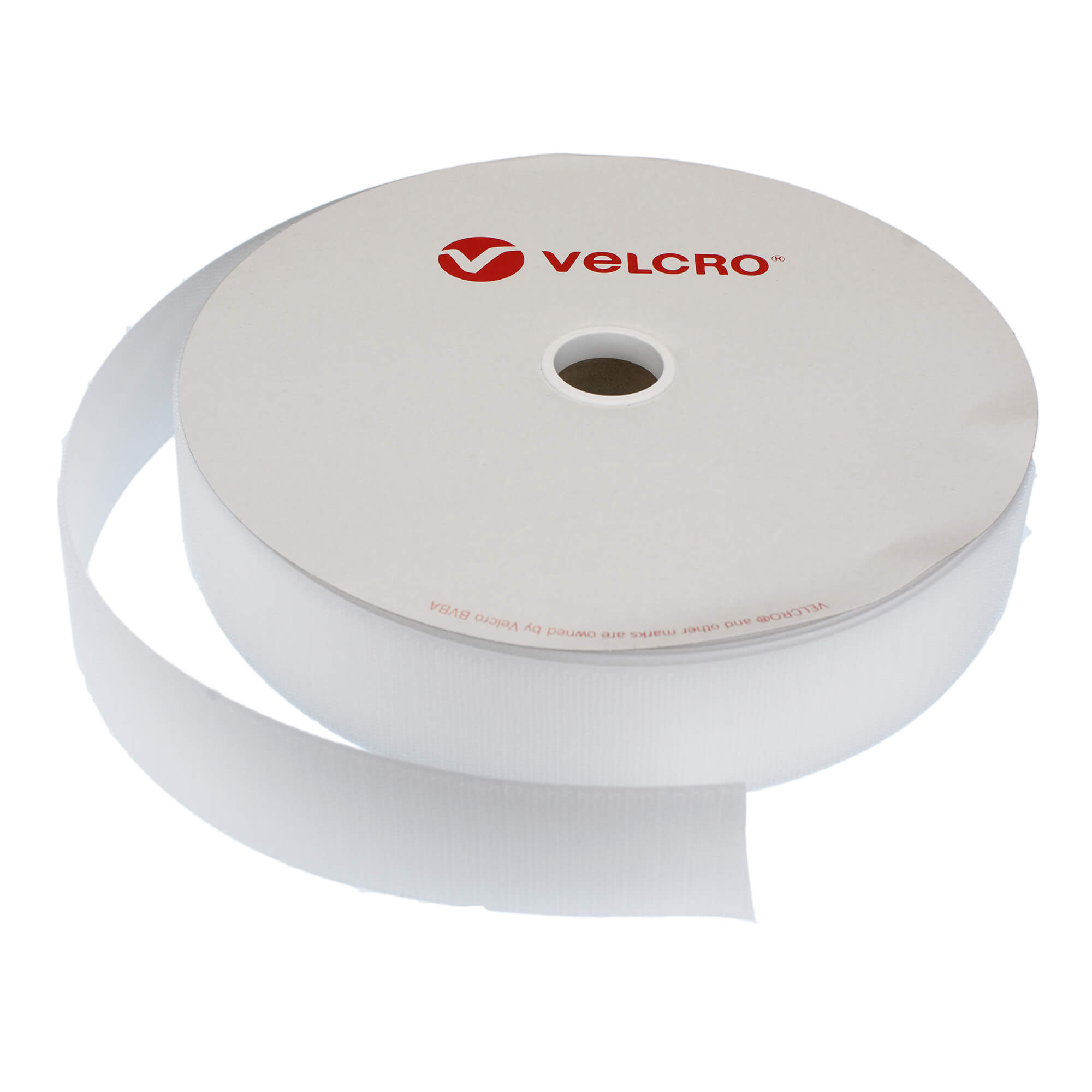 VELCRO® Brand White Sew On Hook Tape 50mm x 25m