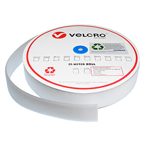50mm VELCRO® Brand ECO Recycled Content Sew-on LOOP 03P - White