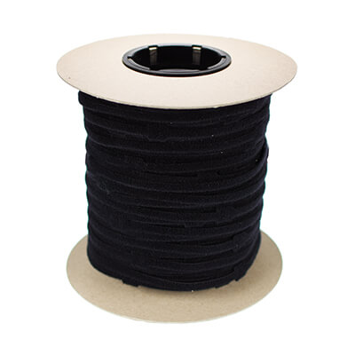 VELCRO® Reusable Cable Ties 13mm x 200mm in Black Spool of 750