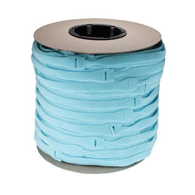 VELCRO Reusable Cable Ties 20mm x 200mm in Aqua Spool of 750