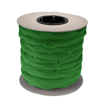VELCRO� Reusable Cable Ties 20mm x 200mm in Green Spool of 750