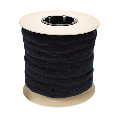 VELCRO� Reusable Cable Ties 20mm x 330mm in Black Spool of 450