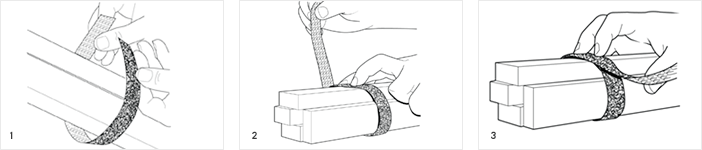 Plant Tie Application Illustraion