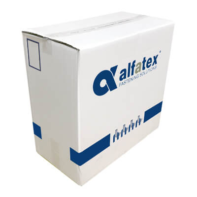 VELCRO® Brand Alfatex® 16mm Black Self Adhesive HOOK x 21 Rolls