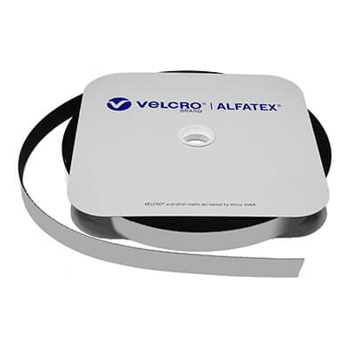 VELCRO Brand Trade Self Adhesive 25mm x 25m Black HOOK