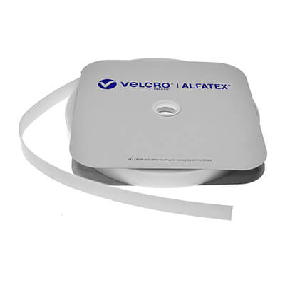 VELCRO Brand Trade Self Adhesive 25mm x 25m White HOOK