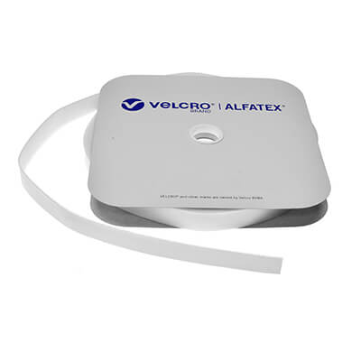 VELCRO Brand Trade Self Adhesive 25mm x 25m White LOOP