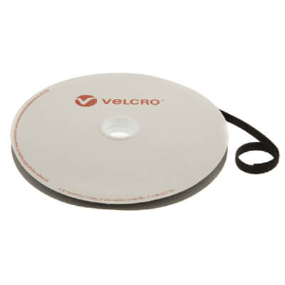 VELCRO® Brand ONE-WRAP® Strap 10mm x 25m Roll Black