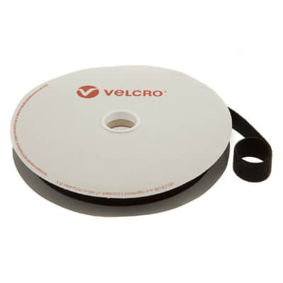VELCRO® Brand ONE-WRAP® Strap 25mm x 25m Roll Black