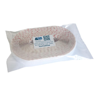 VELCRO Brand 5m x 25mm Stick On White Hook and Loop