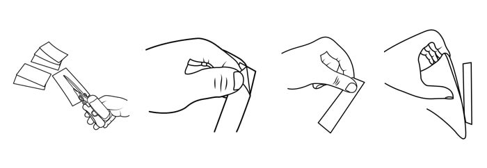 Adhesive backed illustration Adhesive backed illustration