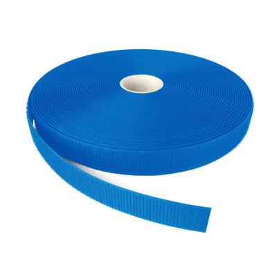 25mm VELCRO Brand ALFATEX Royal Blue Sew-On HOOK Tape 25m