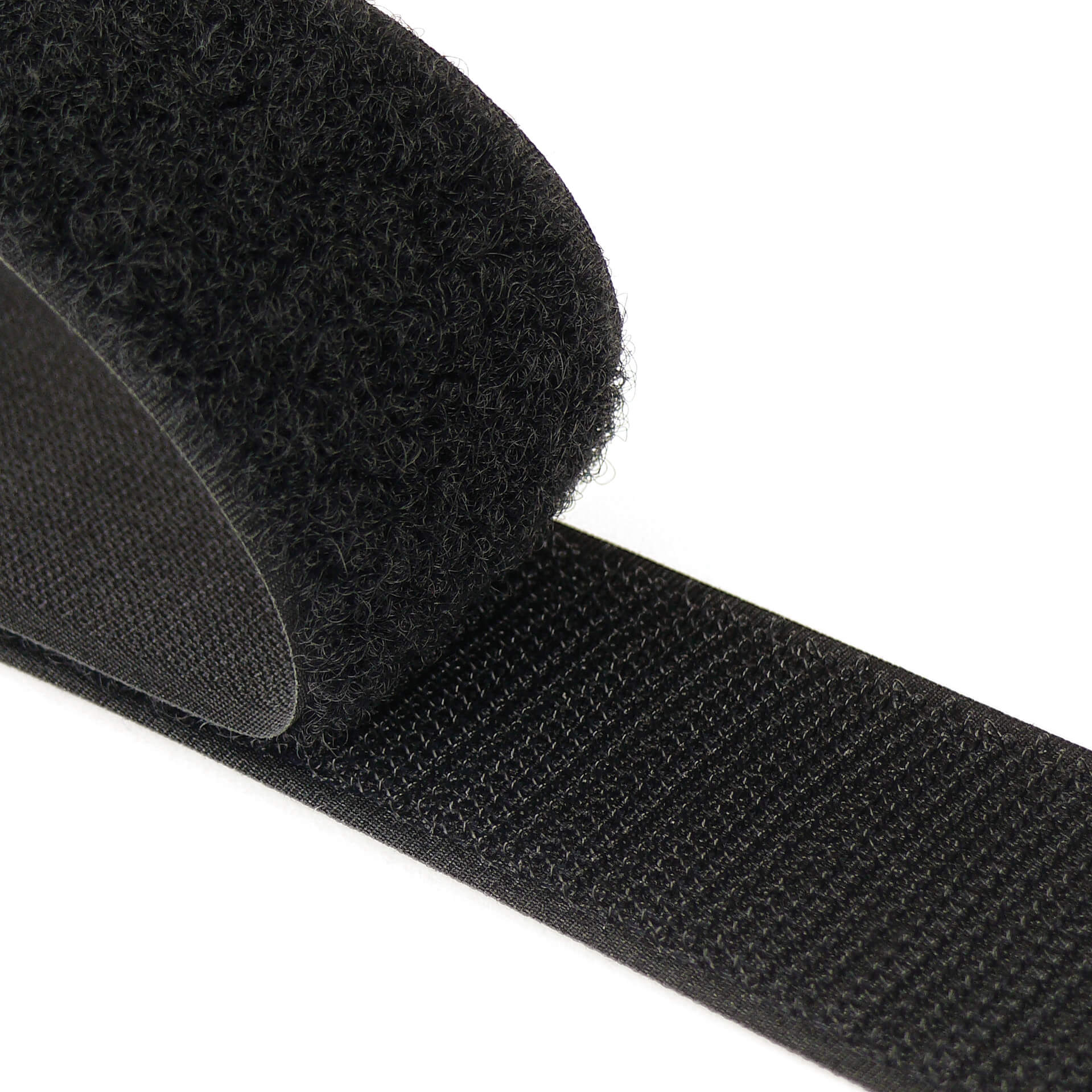 25mm Wide Black VELCRO® Brand Sew On Fastener Per Metre